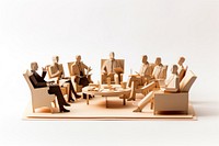 Business meeting furniture table chair.