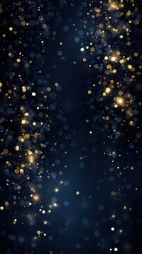  Shimmering golden particles on a dark blue background backgrounds christmas astronomy. 