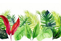 Various and contrast color in tropical leaves nature backgrounds outdoors.