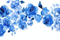 Blue roses backgrounds flower nature.