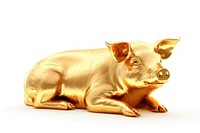 Pig mammal animal gold.