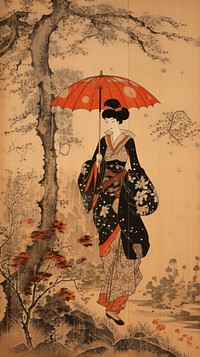 Japanese gof painting kimono adult. 