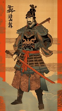 Japanese samurai representation architecture creativity. 