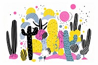 Cactus backgrounds outdoors nature. AI generated Image by rawpixel.