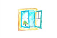 Window painting drawing sketch. AI generated Image by rawpixel.
