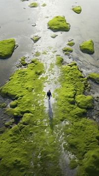  Nature adventure outdoors walking. AI generated Image by rawpixel.