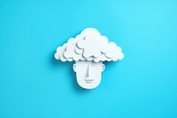 Cloud human head representation. AI generated Image by rawpixel.