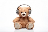 Teddy Bear headphones headset plush.