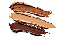 Brown white background cosmetics chocolate.