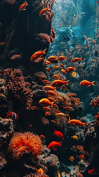  Aquarium nature underwater outdoors. AI generated Image by rawpixel.