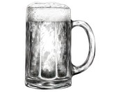  Beer drink glass cup. AI generated Image by rawpixel.