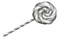  Candy lollipop drawing sketch. AI generated Image by rawpixel.