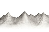  Hills drawing sketch nature. AI generated Image by rawpixel.