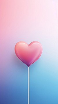 Heart lollipop balloon candy red. AI generated Image by rawpixel.