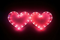 PNG Heart light pink neon. AI generated Image by rawpixel.