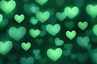 Pastel green neon hearts copyscape backgrounds blackboard defocused. AI generated Image by rawpixel.