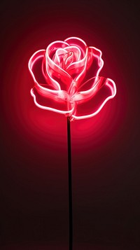 Light neon rose pink. AI generated Image by rawpixel.