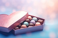 PNG A chocolate box pink confectionery celebration. AI generated Image by rawpixel.