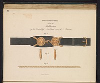 Ponjaardkoppel voor adelborsten op het Koninklijk Instituut voor de Marine, 1845 (1845) by Louis Salomon Leman and Louis Salomon Leman