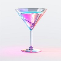 Cocktail glass martini drink.