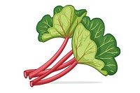 Rhubarb vegetable plant food.