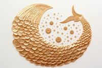 Golden moon creativity chandelier pattern.