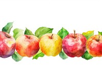 Many apple fruit plant food.