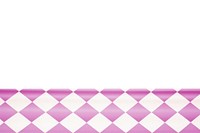 Checkered pattern backgrounds purple line.