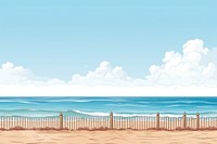Seafront horizon backgrounds outdoors.