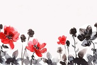 Red and black flowers backgrounds petal plant.