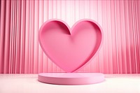 Pink simple heart passion purple yellow. AI generated Image by rawpixel.
