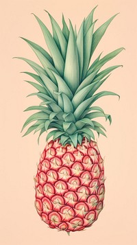 Wallpaper on pineapple fruit plant food.