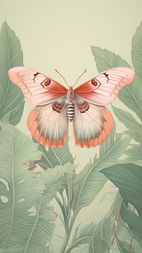 Wallpaper moth butterfly drawing animal.