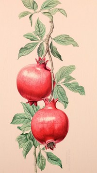 Wallpaper pomegranate drawing sketch fruit.