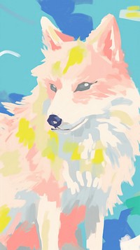 Wolf art backgrounds abstract.