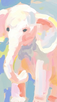 Elephant painting art backgrounds.