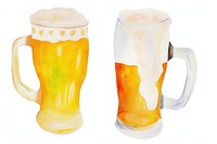 Beer glass drink cup.