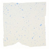 Blue terrazzo ripped paper backgrounds white background splattered.