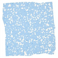 Blue terrazzo ripped paper backgrounds white background splattered.