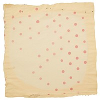 Polka dot ripped paper backgrounds pattern white background.