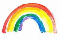 Rainbow white background creativity spectrum.