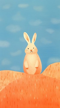 Cute rabbit cartoon rodent animal.