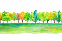 Park nature painting outdoors.