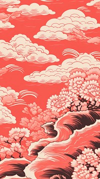 Chinese seamless vintage art pattern tranquility.