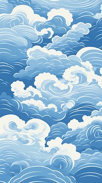 Chinese seamless element blue and white outdoors pattern nature.