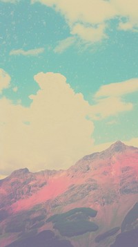 Sky landscape mountain backgrounds. AI generated Image by rawpixel.