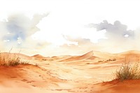 Sandy top border landscape outdoors desert.