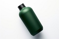 CeremicSHAMPOO BOTTLE in army green bottle white background refreshment. AI generated Image by rawpixel.