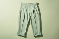 Stylish summer pants are for sale studio shot coathanger clothing. AI generated Image by rawpixel.