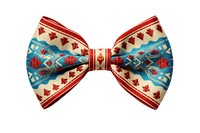 Bow in embroidery style textile celebration accessories.